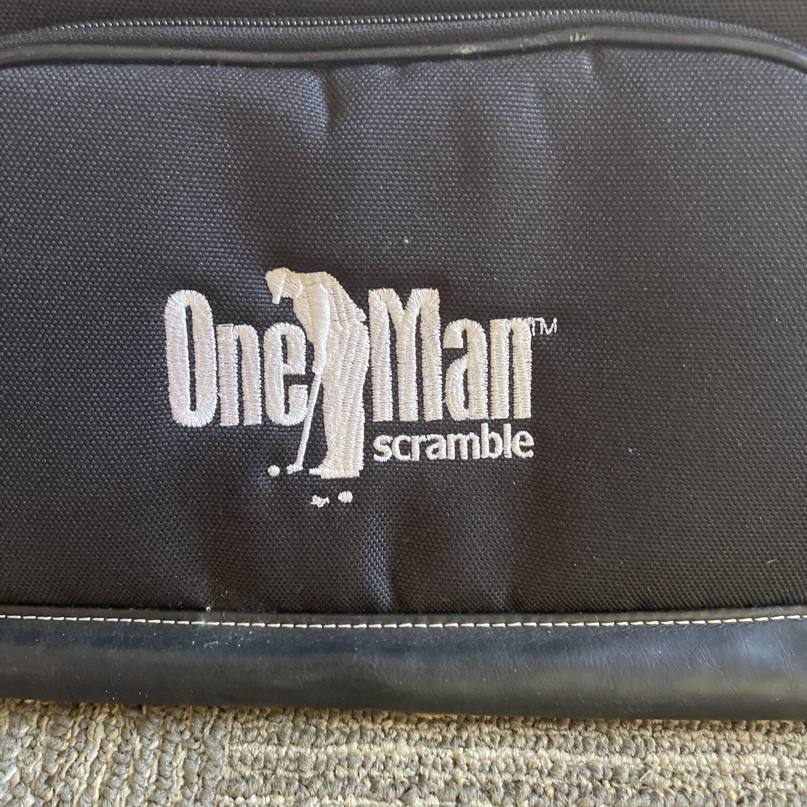 Rare Nike Golf Duffle Bag Black NCGA logo Departure T… Gem