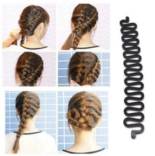 Women Hair Braider Lady Braiding Beauty Styling Tool Twist Braider Stick Kit 2pc