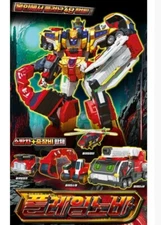 Express] Metal Cardbot S Season2 Flame Nove Flamenova Transformer Robot Fire Car