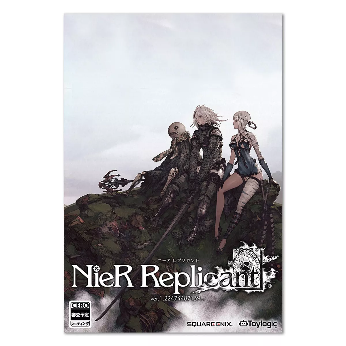 NieR Replicant ver.1.22474487139 Game Poster - Official Box Art