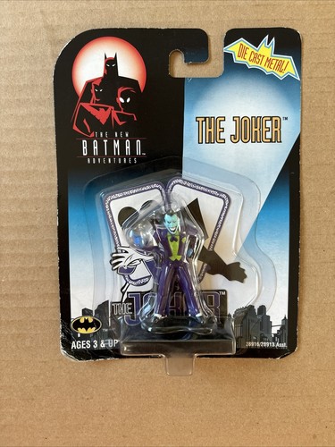 BATMAN The New Batman Adventures -THE JOKER -Die Cast Metal Figure -1997 KENNER - Afbeelding 8 van 18