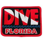 Dive Florida - Embroidered Patch Scuba Diving Flag Logo Iron-On Travel Souvenir
