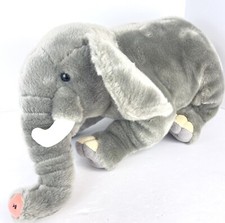 FAO Schwarz Gray Elephant Plush Soft Stuffed Large 20-22" Toys R Us