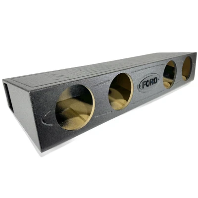 Mega Bass Subwoofer Box Ford F-150 09-24 F250 17-24 Crew Cab Fits 4x8” Woofers