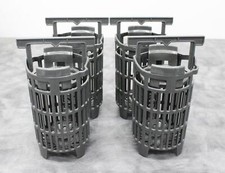 x4 paniers Sakura Tissue Tek Xpress X120 avec poignée et couvercle peut contenir 40 cassettes 7103