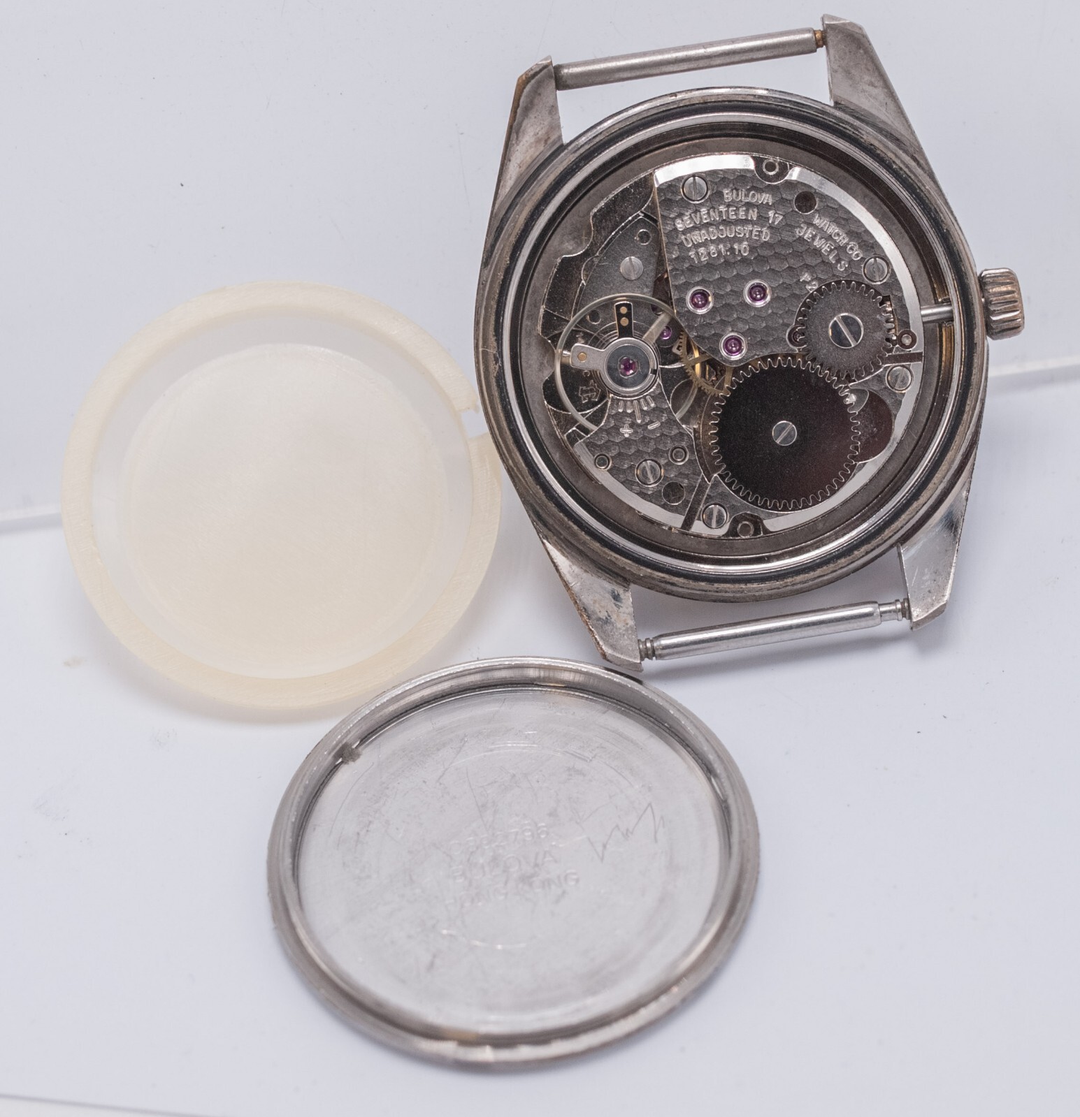 Cadran De Montre Plat Blanc - Diamètre 29.80 Mm - Compatible Calibre FE 140/1 - Neuf (France)