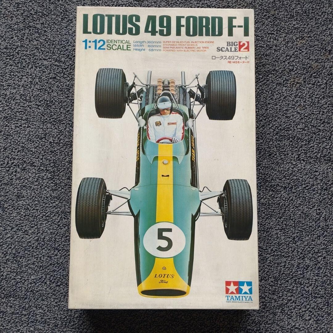 TAMIYA TEAM LOTUS TYPE 49 Ford F-1 1/12 scale 1967 RACING TAMIYA TEAM LOTUS TYPE 49 Ford F-1 1/12 scale 1967 RACING