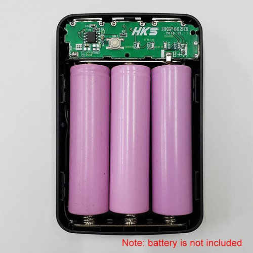 DIY USB Power Bank Battery Box for Rechargeable 3 Slot 18650 Li-ion Battery Case - Picture 6 of 7