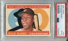 1960 Topps #554 Willie McCovey PSA 4 VG-EX San Francisco Giants