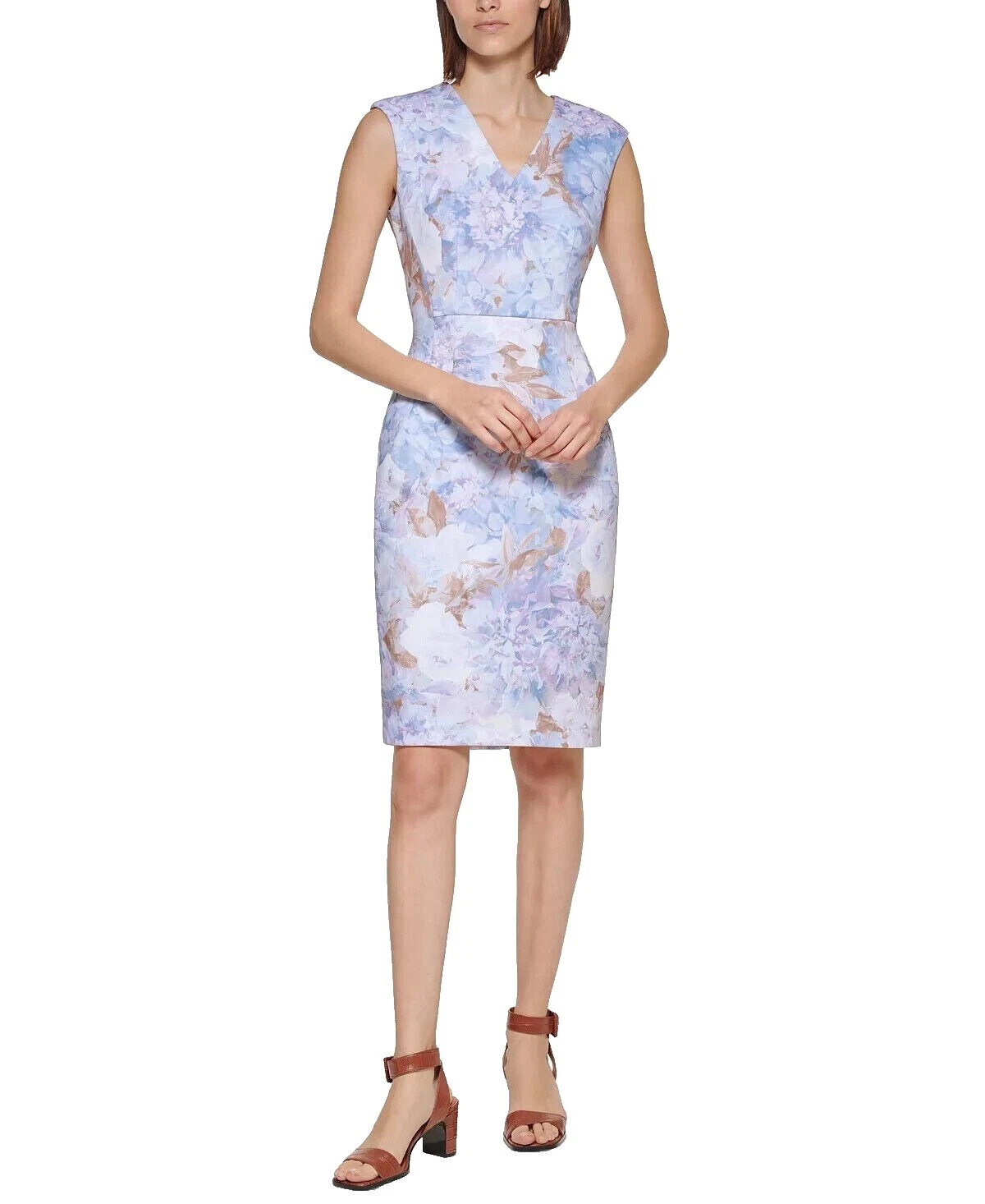 Funda floral negocios Calvin Klein para mujeres