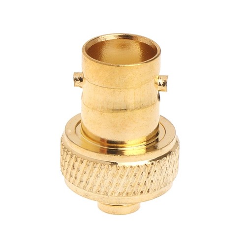 Straight Gold Plated BNC Female Jack to SMA Female RF Coaxial Connector Adapter - Zdjęcie 7 z 8