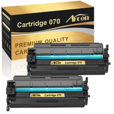 2 Pack Cartridge 070 Black Toner for Canon imageCLASS MF465 MF462 LBP247 LBP246