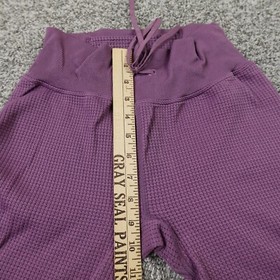 PINK Pants Womens Medium Purple Victoria Secret Active Knit Jogger Sweatpants
