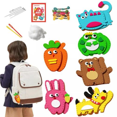 Sewing Kit For Kids DIY Art Craft Felt Set Forest Animals Educational Nice