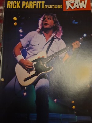 Vintage RICK PARFITT STATUS QUO / SHADOW KING BABY ANIMALS  A4 POSTER RAW