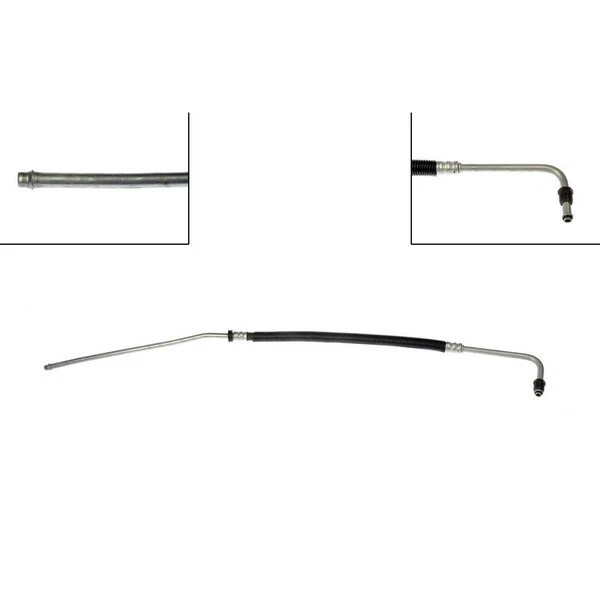 Engine Oil Cooler Lines Outlet Upper Lower Inlet Set 2PCS for GMC Chevy Suburban - Image 3 of 4