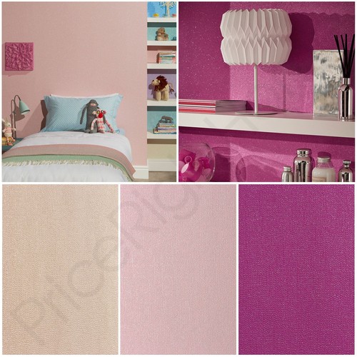 ARTHOUSE GLITTERATI GLITTER WALLPAPER FEATURE WALL PINK BLUSH FUCHSIA