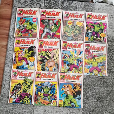 Der UNGLAUBLICHE HULK  1-11  CONDOR Comic Album