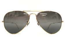 Ray-ban Sunglasses Rb3025 Aviator Large Metal 9196g3 Gold Bi Mirror Gradient 58