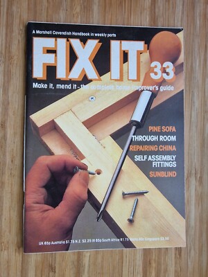 FIX IT magazine - Issue 33 / Pine sofa / 1983