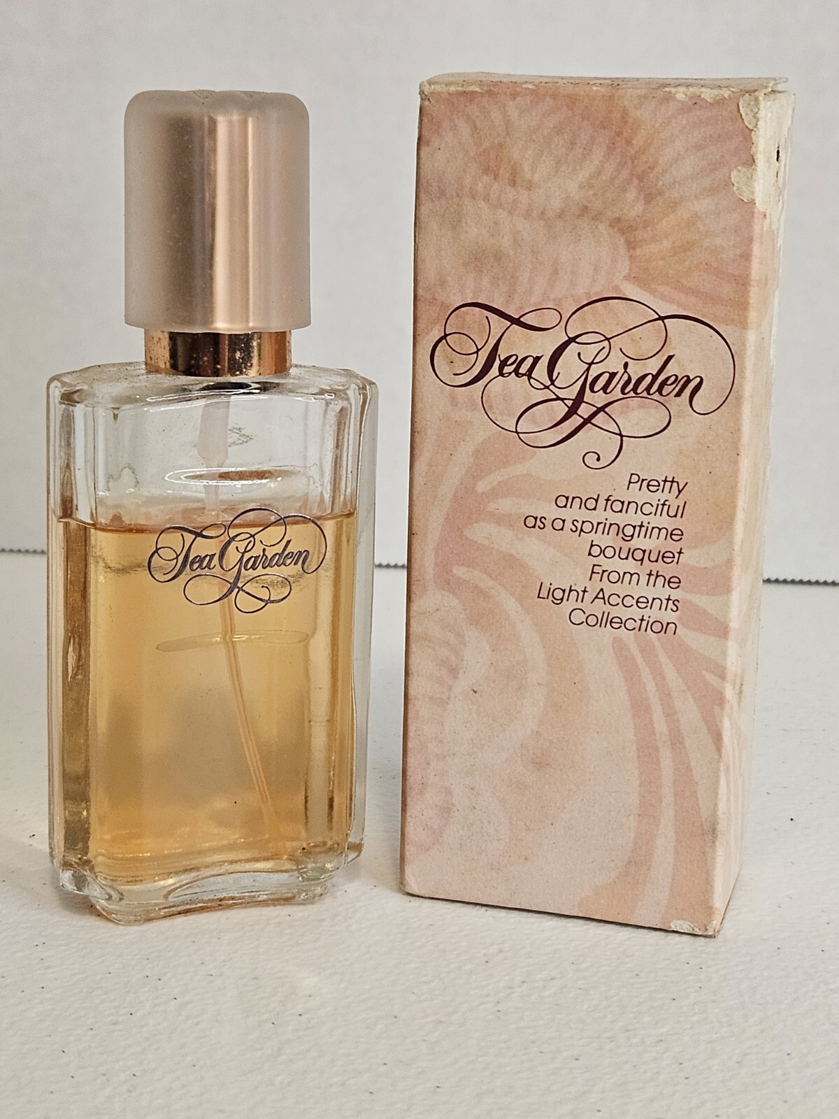 Avon Tea Garden Vintage Cologne Spray 2 oz 1983 With Original Box