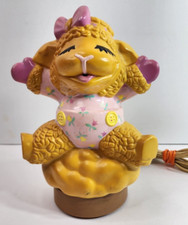 Vtg. 1993 Lamb Chop Figure - Night Light/Nursery Lamp - Shari Lewis Enterprises