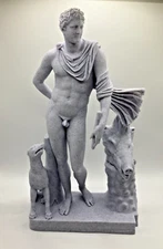 GREEK SCULPTURE MELEAGER 9.8 INCH/250 MM, MUSEUM REPRODUCTION