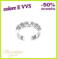 RIVIERA WHITE GOLD NATURAL DIAMOND AND VVS 2 CARAT CERTIFIED RING