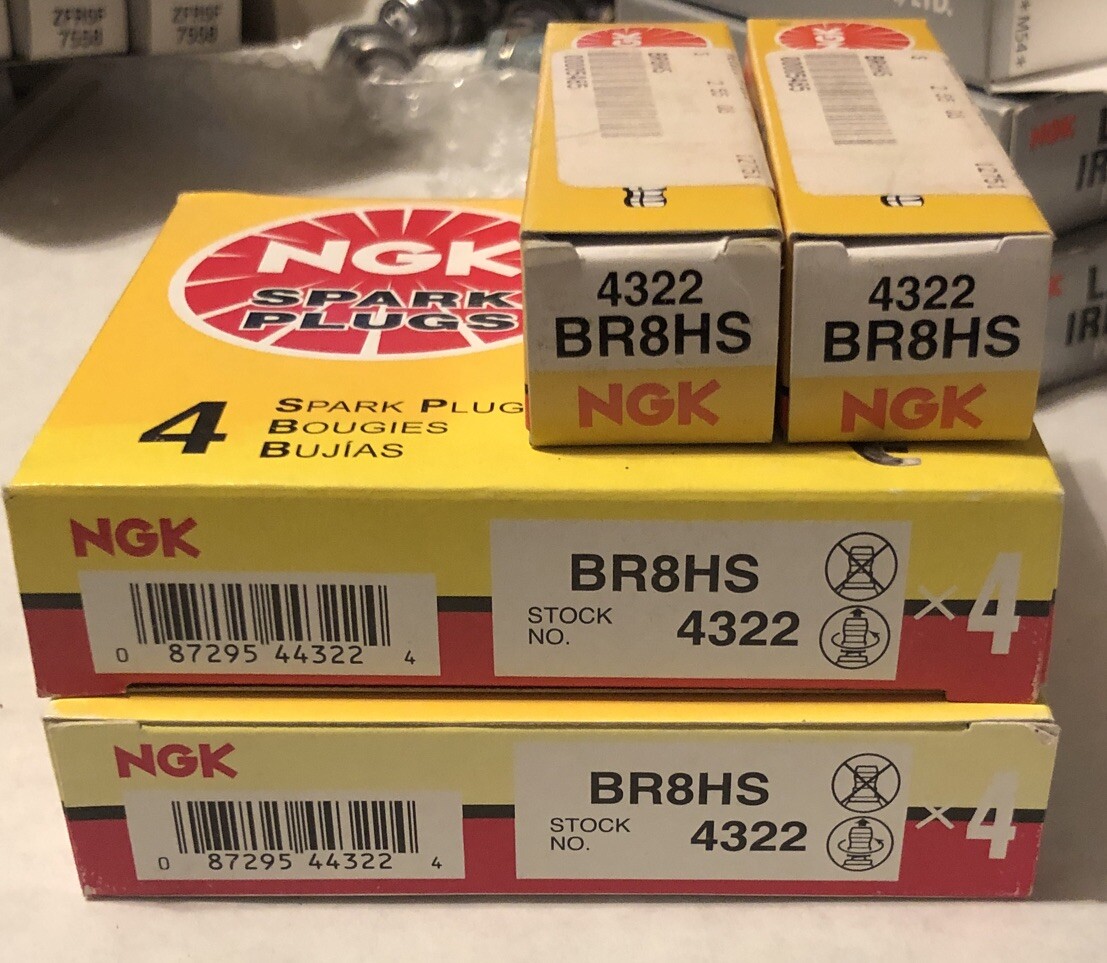 10 NGK BR8HS SPARK PLUG MARINE 4322