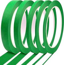 5 Rolls Pinstripe Tape - Masking Tape 1/16 , 1/8 , 1/4 , 1/2 , 3/4 - Thin Tape