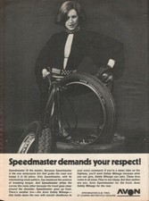 1974 Speedmaster Motorcycle Tires by Avon - Vintage Ad