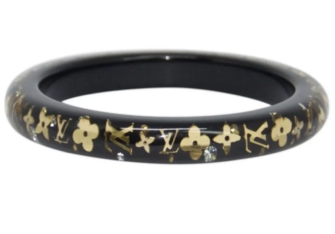 Louis Vuitton Wide Inclusion Bangle - Gold-Plated Bangle