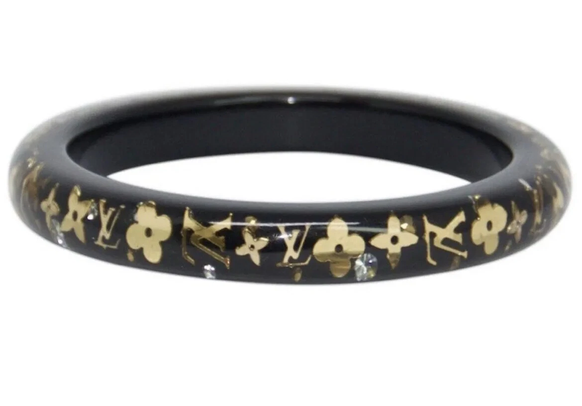 Louis Vuitton Inclusion PM Bangle Bracelet is made of black resin For Sale  at 1stDibs  louis vuitton inclusion bracelet, louis vuitton bangle bracelet,  louis vuitton resin bracelet