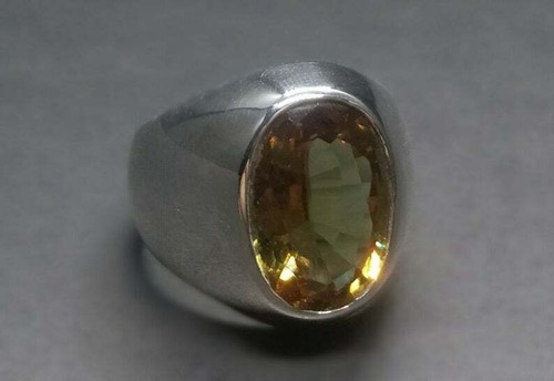 925 Sterling silver alexandrite ring June birthstone engagement Ring For Men's - Picture 3 of 3