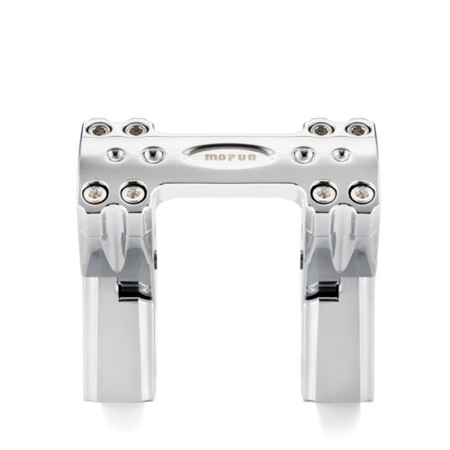 4" Tall Adjustable Pullback Handlebar Riser For Harley Sportster Softail Dyna - Bild 5 von 8