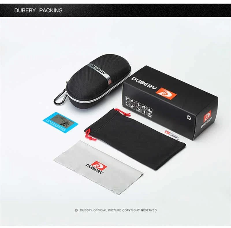 Gafas de sol deportivas polarizadas cuadradas DUBERY para hombre conducción al aire libre gafas de pesca Foto 3 de 4