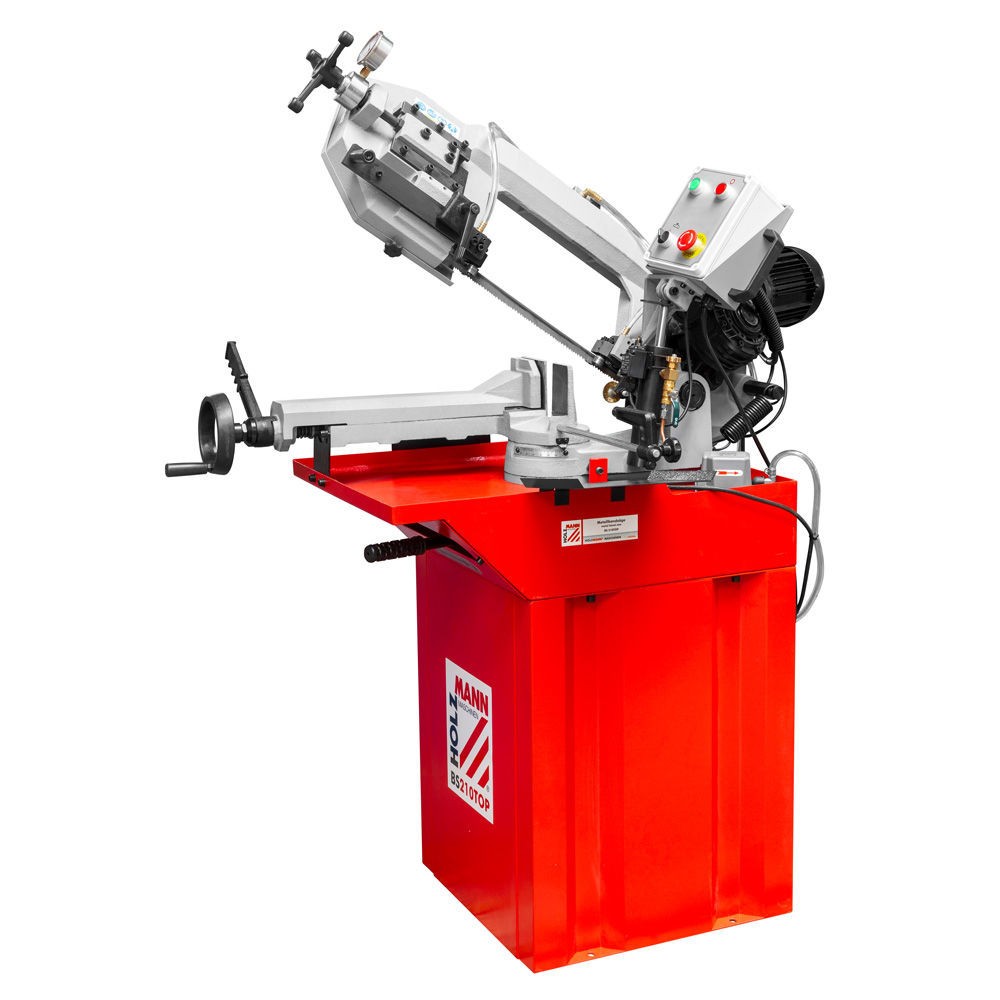 Holzmann Metallbandsäge Bandsäge BS210TOP 400V mit Untergestell und Sägeband