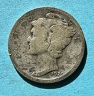 1920-D Mercury Dime. 90% Silver. Good Condition. Charity Auction/Animal Rescue.