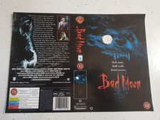 Bad Moon VHS Video Promo Sleeve -Large Box- No Tape 18 Horror