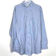 Brooks Brothers Regent Dress Shirt Blue 18 36 Men's Non Iron Button Down