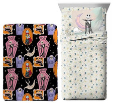 Disney Nightmare Before Christmas Kids Throw Twin Sheet Set-AB07V1ZF6BG3