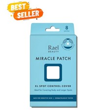 Extra Large Hydrocolloid Spot Control Patches - Acne Care Essentials - 8 Count