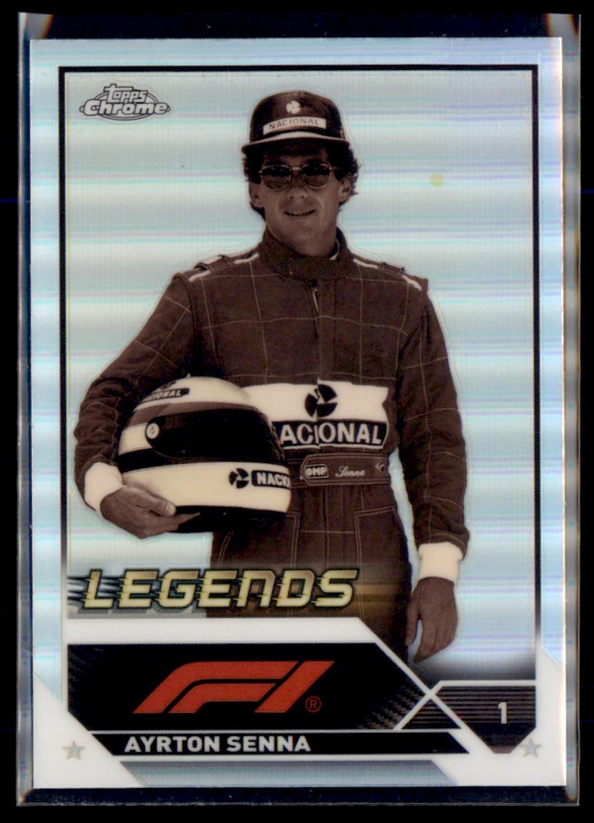 2023 Topps Chrome Formula 1 REFRACTOR Ayrton Senna #198