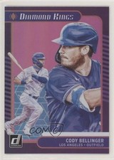 2021 Panini Donruss Diamond Kings Holo Pink Cody Bellinger #26 0w7