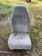 92-96 Ford F150 F250 F350 Driver Front Bucket Seat Assembly Oem Gray Cloth