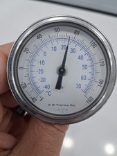 Vintage H.O. Trerice 52-2776 Bimetal Thermometer -40 to 160 F 3" Dial TESTED