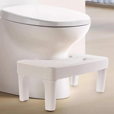 6.7 Inch Toilet Stool for Bathroom,Non-Slip Potty Stool for Pooping,Toilet Step