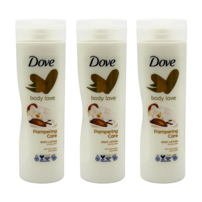Dove Body Love Verwöhnpflege Bodylotion 250ml - 3er Pack