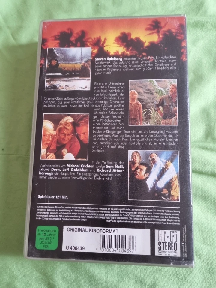 VHS Jurassic Park - Bild 2 von 2