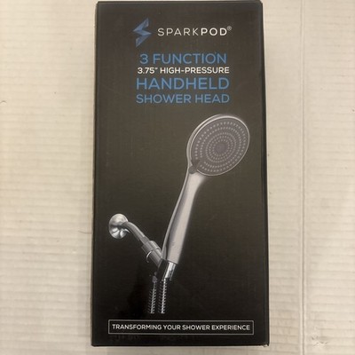 Sparkpod Shower Head 3 Function 3.75 High Pressure Radiation Rainbow Color